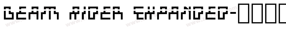 Beam Rider Expanded字体转换